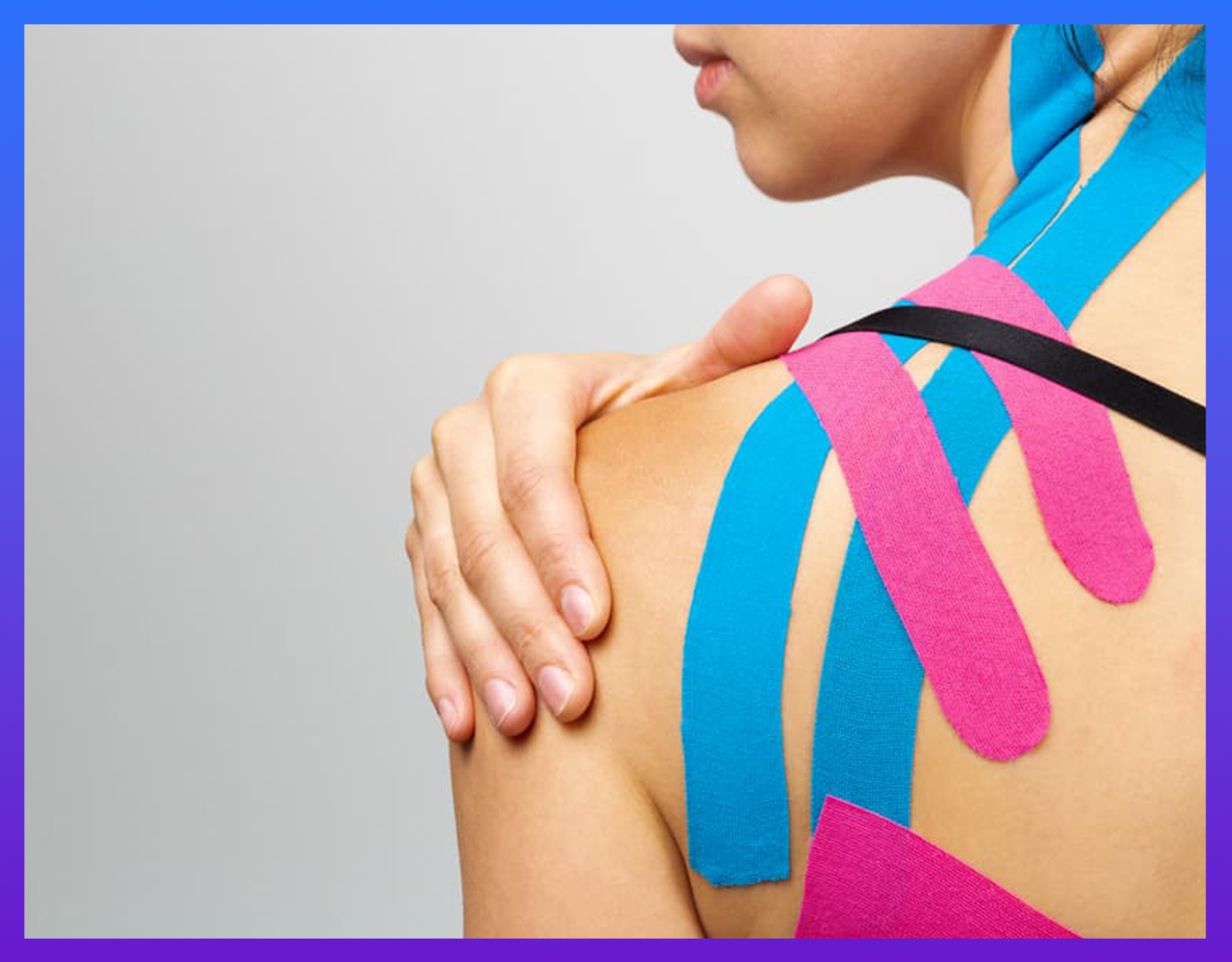 Kinezio tape felhelyezése a vállra