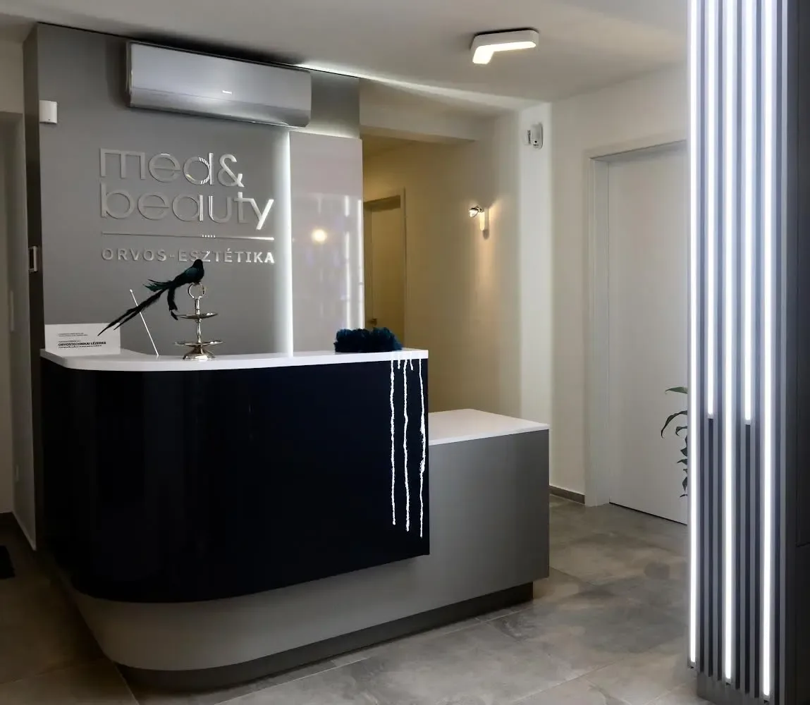 A med&beauty klinika belső tere